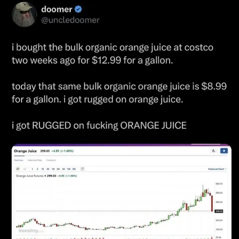 Rugged on Orange Juice