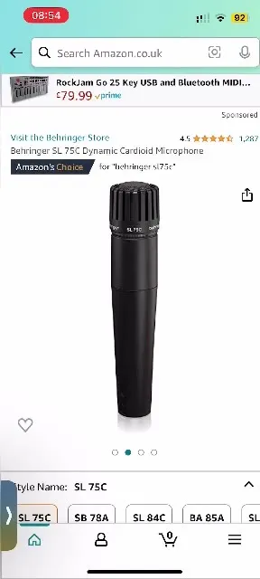 Sexy microphone zoom-in