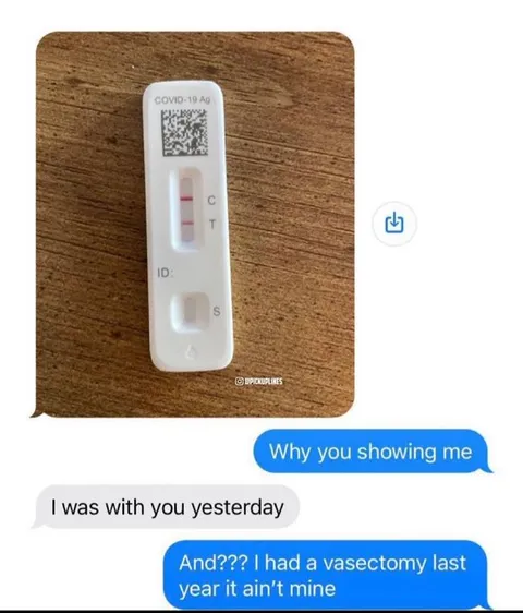 Positive Pregnancy Test Accusation