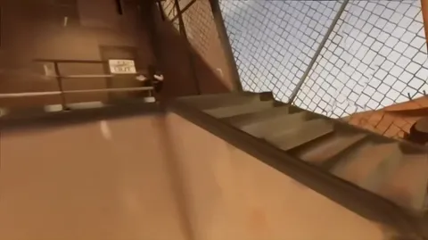 Falling Through the Stairwell