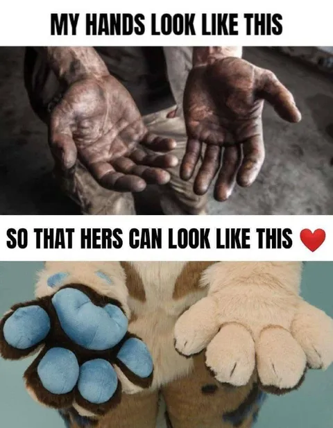 My Hands Look Like This So Hers Can