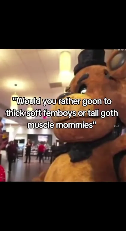 Freddy Chooses Between Femboys and Goth Mommies