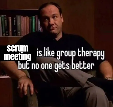 Scrum Meeting Group Therapy