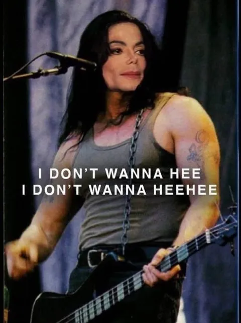 I Don't Wanna Heehee Michael Jackson