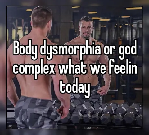 Gym Mirror Body Image Crisis