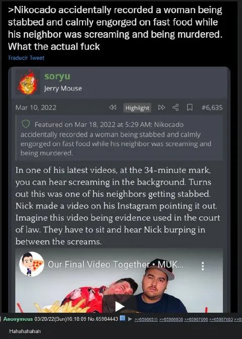 Nikocado neighbor stabbing rumor