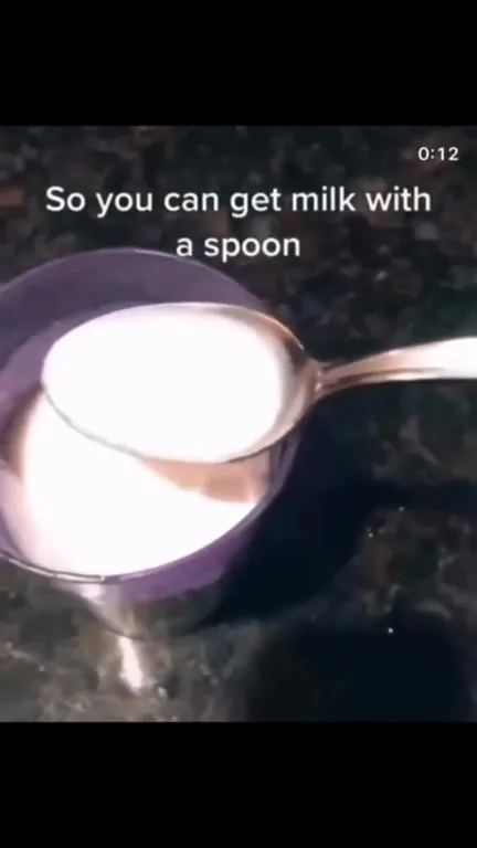Milk Spoon Fork Hole Explanation