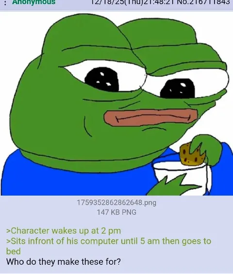Pepe Stares at the Computer