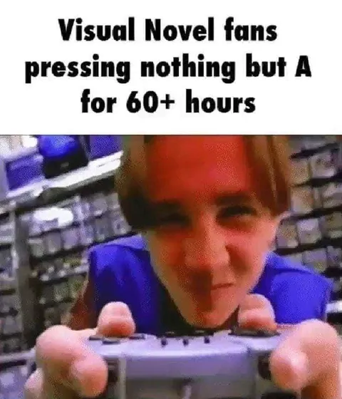 Visual Novel Fans Pressing A