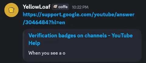 YouTube Verification Badge Help