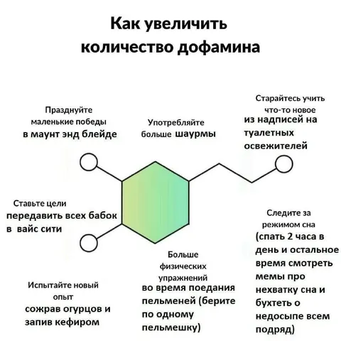 Как увеличить количество дофамина