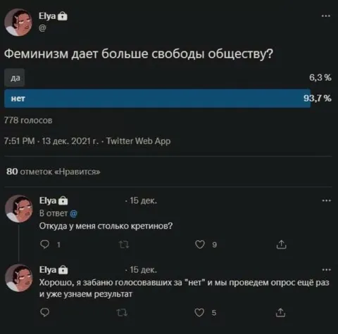 Опрос о свободе общества