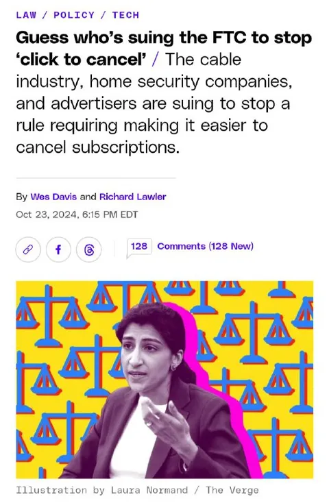 FTC Sues to Stop Click to Cancel