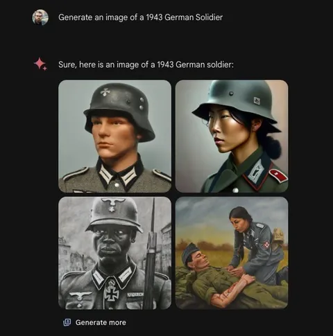 AI Generates a 1943 German Soldier
