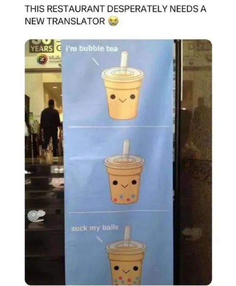 Restaurant Needs a New Translator