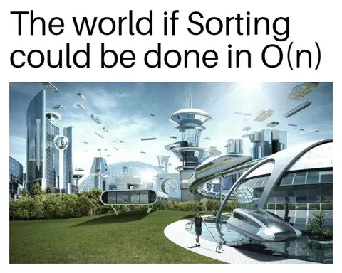 The World If Sorting Were Fast