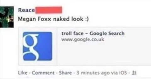 Megan Fox Naked Look Troll