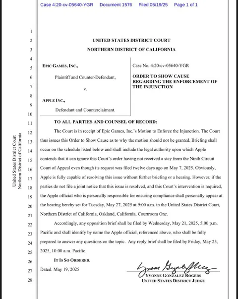 Apple Ordered to Explain Itself
