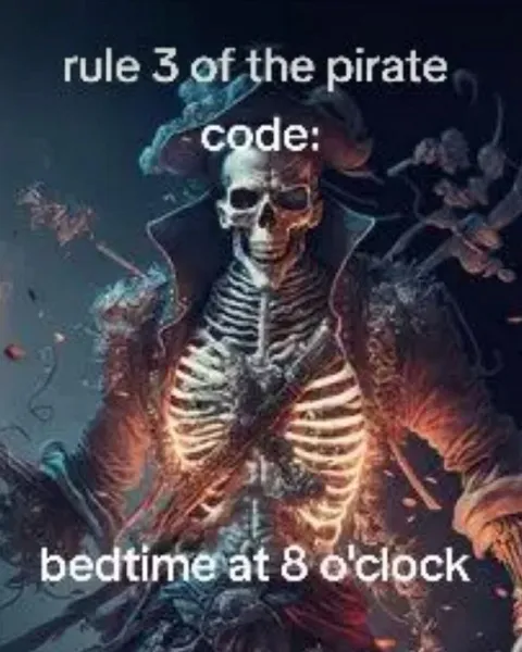 Pirate Code Bedtime at Eight
