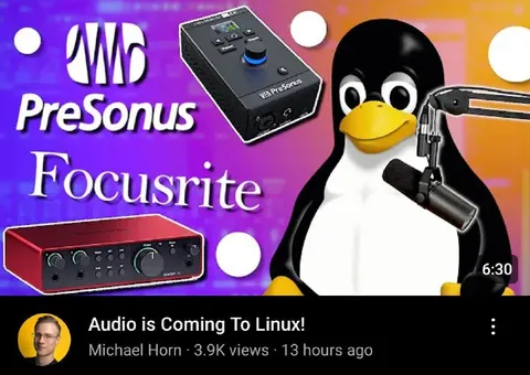Audio Is Coming to Linux