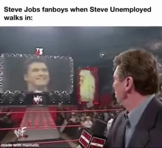 Steve Jobs Fanboys See Steve Unemployed