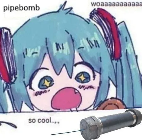 Anime Girl Sees a Pipe Bomb