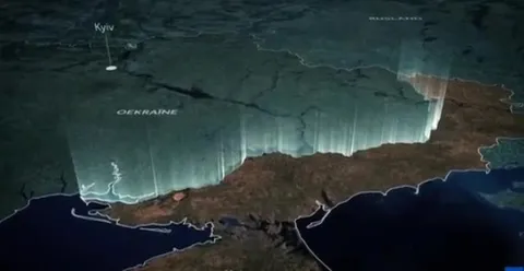 Карта Украины разваливается