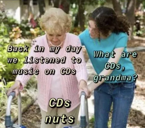 CDs Nuts Grandma Joke