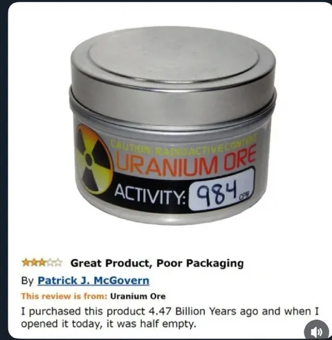 Uranium Ore Half Empty