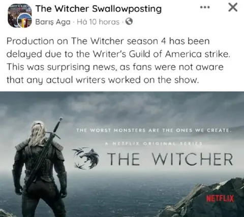 The Witcher Writers Strike Joke