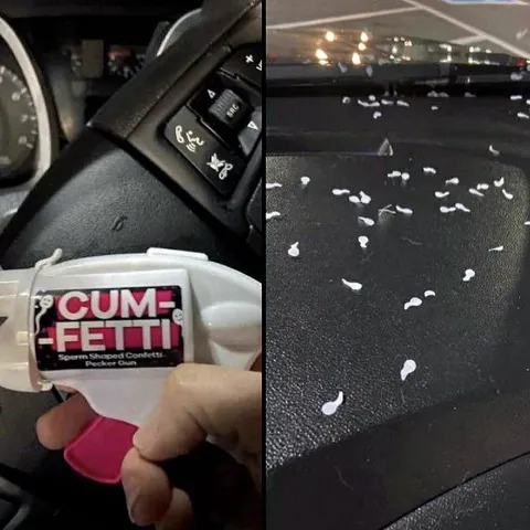 Sperm-Shaped Confetti Everywhere