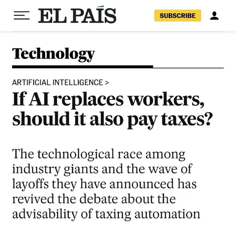 Should AI Pay Taxes?