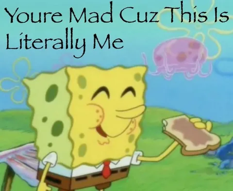 You're Mad Cuz This Is Literally Me