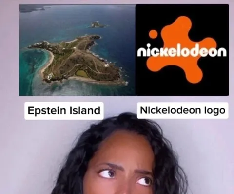 Epstein Island Nickelodeon Logo Comparison