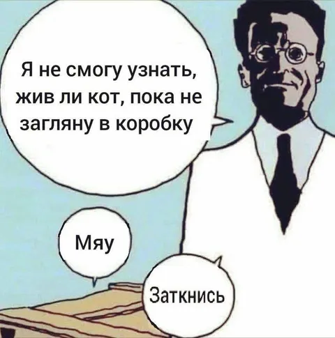 Кот в коробке молчит