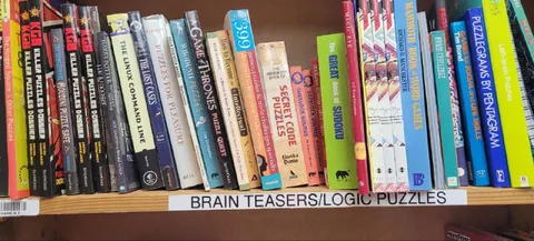 Brain Teasers Shelf Hidden Detail