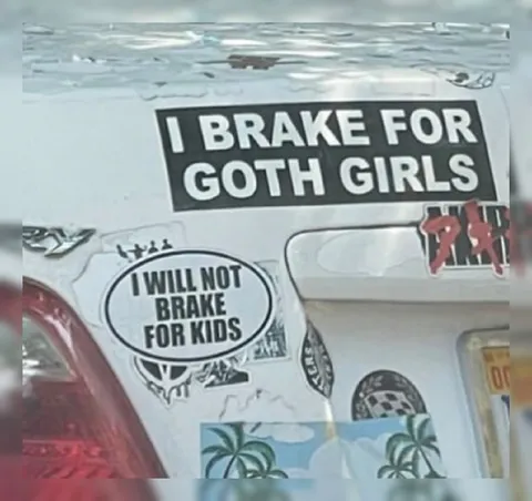 I Brake for Goth Girls