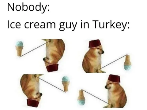 Turkish Ice Cream Dog Trick