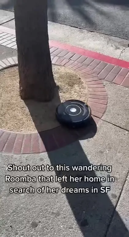 Wandering Roomba in San Francisco