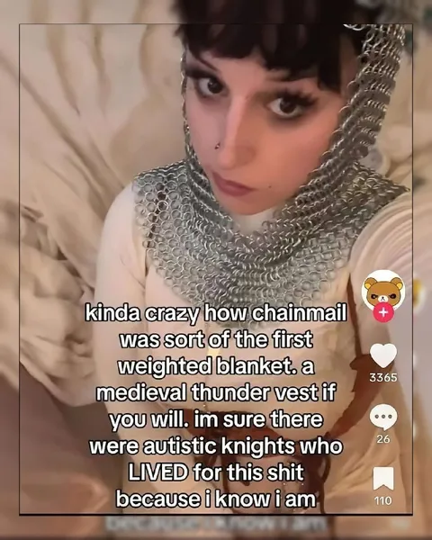 Chainmail Weighted Blanket