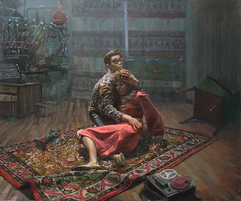Объятия на ковре