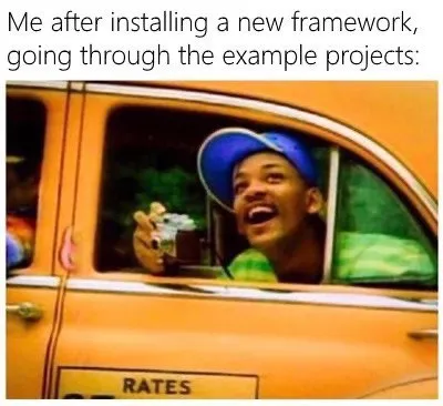 After Installing a New Framework