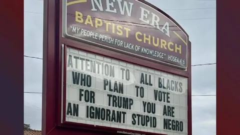 Church Sign Calls Voters Ignorant