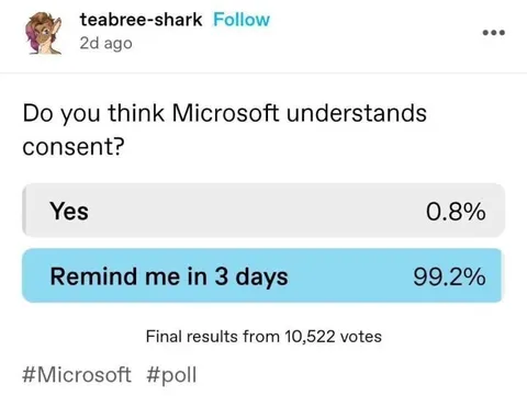 Microsoft Consent Poll