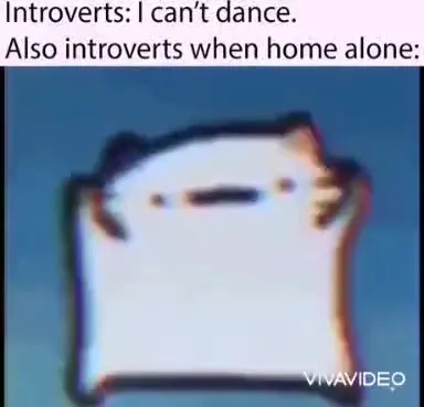 Introvert Dancing Alone at Home