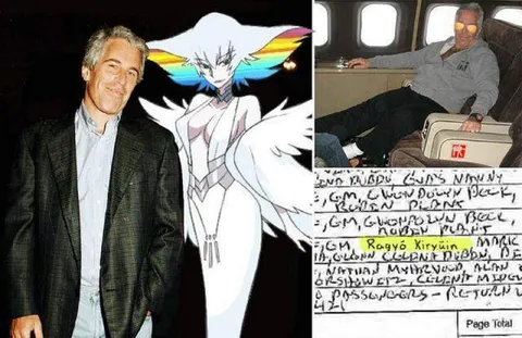 Epstein With His Anime Angel
