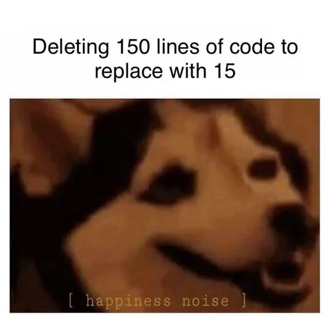 Deleting Code for Happiness