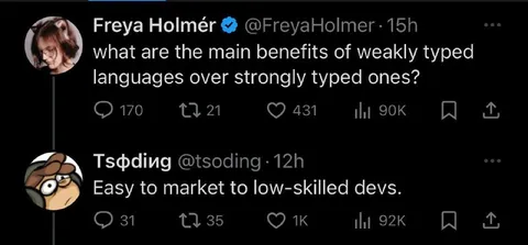 Weak Typing Easy to Market
