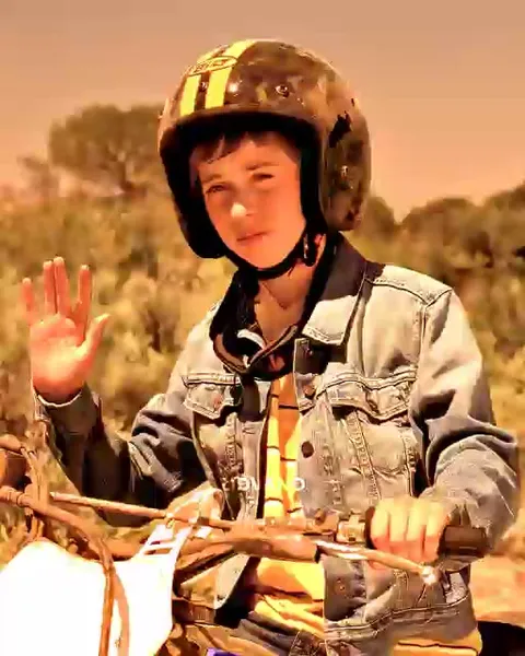 Walter Laughs at Dirt Bike Crash
