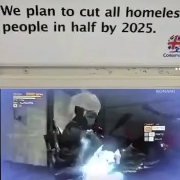 Cut Homeless People in Half
